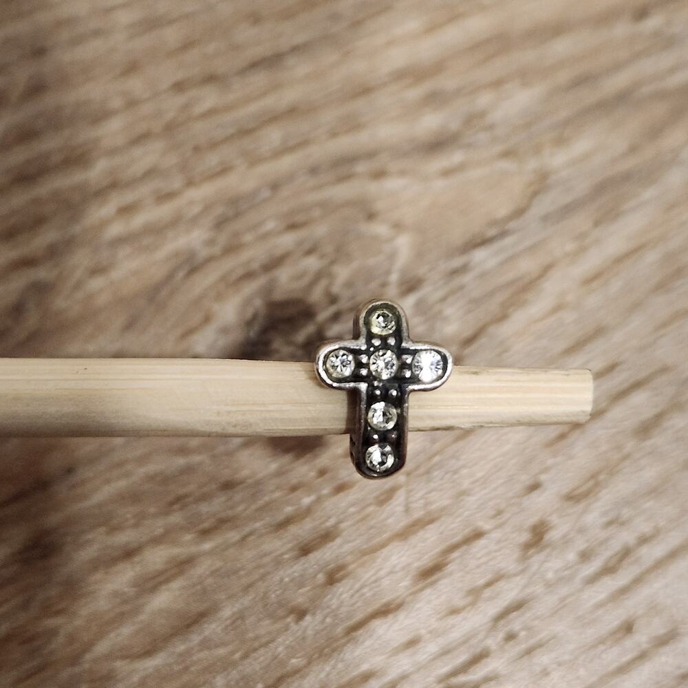 Vintage Michael Anthony Italy MA Sterling Silver 925 European Charm Cross
